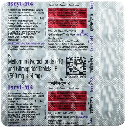 isryl m 4mg tablet 15's